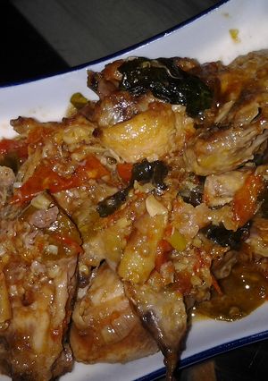 Foto resep ayam goreng bumbu pedas