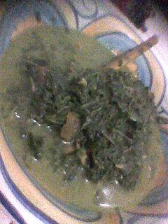 Foto resep Sayur daun singkong tumbuk