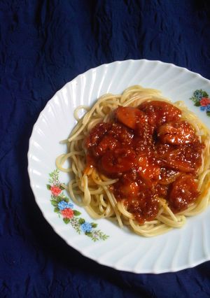Foto resep spaghetti bolognese