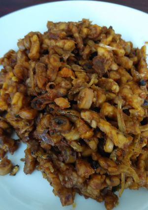 Foto resep Balado Tempe dan Cumi Asin