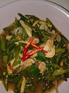 Foto resep tumis buncis udang saus tiram