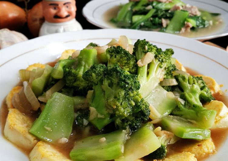 Resep Brokoli Tofu Saos Tiram Anti Gagal
