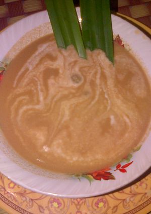 Foto resep bubur intalu karuang.pandan (asli banjarmasin) kal-sel