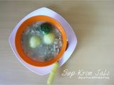 Sup Krim JaLi (Jamur Brokoli)-MPASI (12 bulan+)