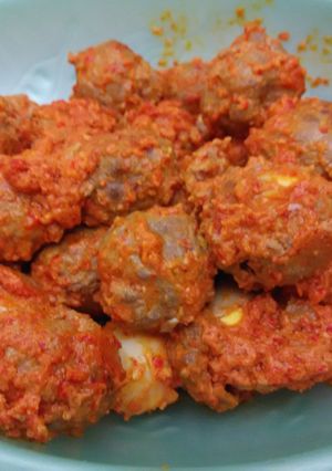 Foto resep Sambal Goreng Bola2 Daging