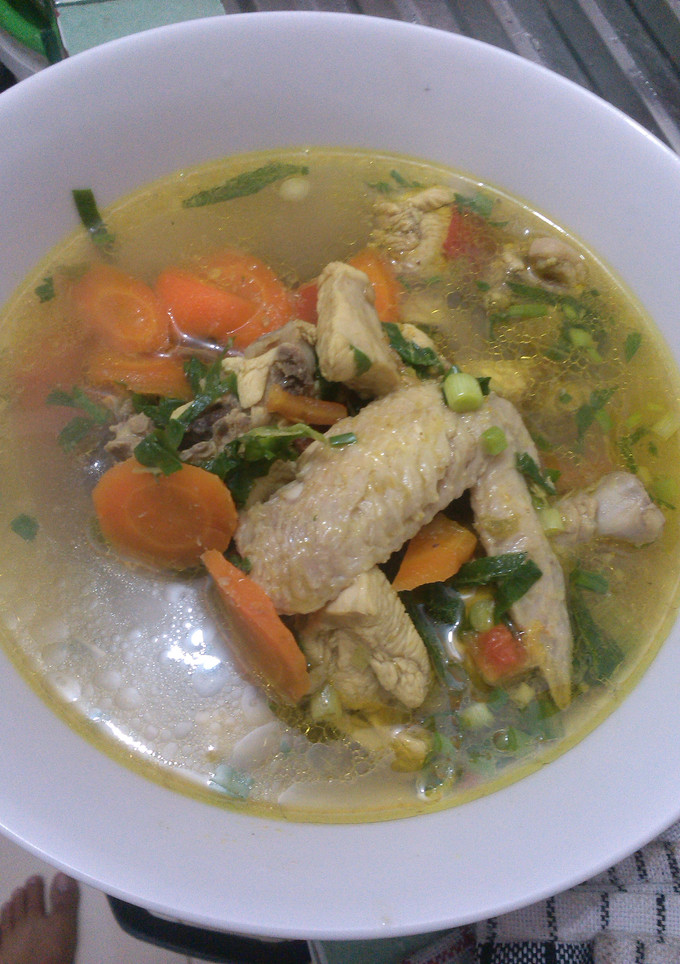 Foto resep Wings Sup kuah Kuning