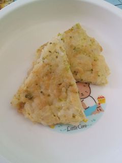 Foto resep Dadar nasi brokoli (1 th+) #MPASI