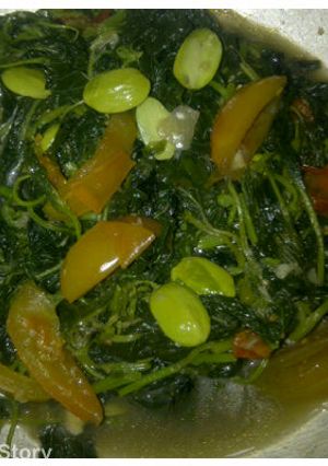 Foto resep tumis bayam tanpa restu
