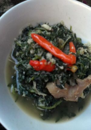 Foto resep kaprok daun suring