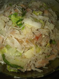 Foto resep Bihun Sawi Sosis