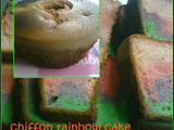 Chiffon Rainbow Cake