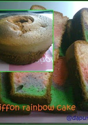 Foto resep Chiffon Rainbow Cake