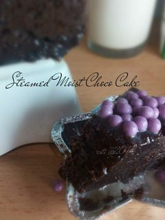 Foto resep Steamed Moist Chocolate Cake