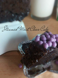 Foto resep Steamed Moist Chocolate Cake