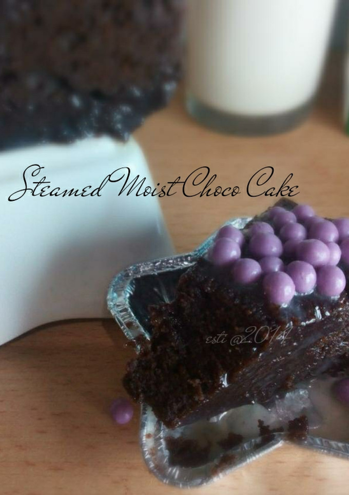 Foto resep Steamed Moist Chocolate Cake