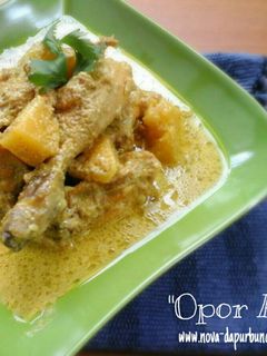 Foto resep "Opor Ayam Nanas" khas Palembang