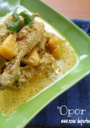 Foto resep "Opor Ayam Nanas" khas Palembang