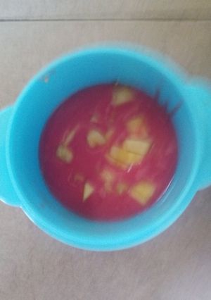 Foto resep jus jambu isi pisang (MPASI 7 bulan)