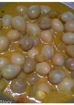 Foto resep bakso telur kentang kuah lemak