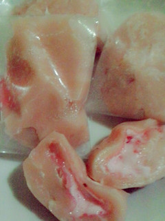 Foto resep Mochi ice cream with strawberry jam