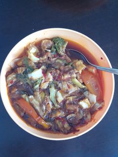 Foto resep gongso telur sayur pedassss