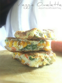 Foto resep Veggies Omelette/Omelet Sayur -MPASI 8m+