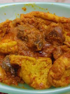 Foto resep Rendang plus tahu