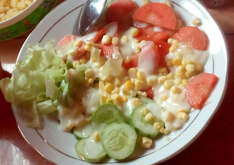 Resep masakan salad  yogma (yoghurt mayonaise) | Langkah Membuat salad  yogma (yoghurt mayonaise) Yang Sedap
