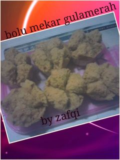 Foto resep bolu mekar gula merah