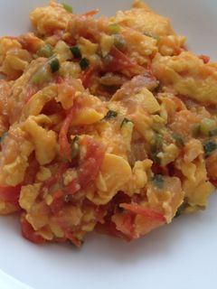 Foto resep Chinese Tomato Omlette