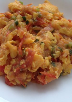 Foto resep Chinese Tomato Omlette