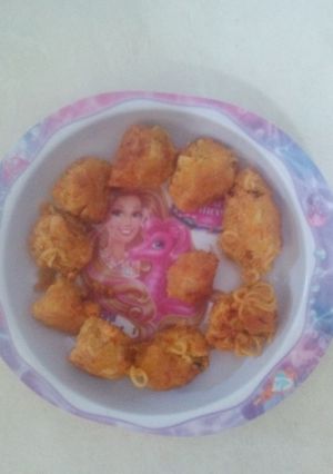 Foto resep perkedel bola mie