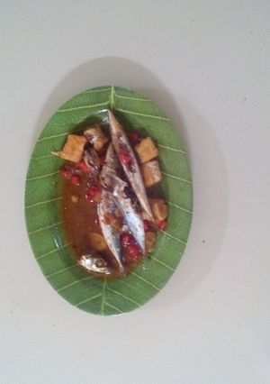 Foto resep ikan asin (gereh) tahu