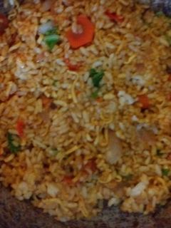 Foto resep nasi goreng sawi
