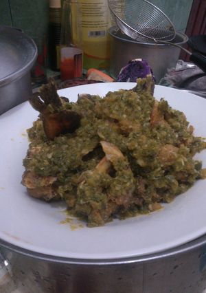 Foto resep Lele sambal hijau mentega