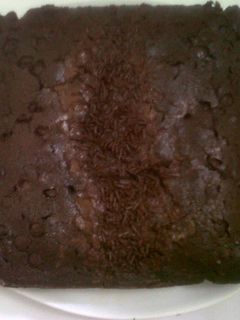 Foto resep brownies panggang