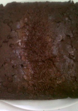 Foto resep brownies panggang