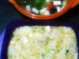 bubur kentang dan udang + sup ikan kakap (13month)