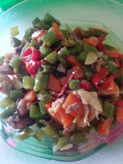 Foto resep oseng buncis daging ayam