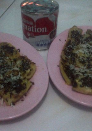 Foto resep Pisang Bakar Coklat Keju
