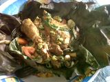 Pepes Ayam Daun Singkong