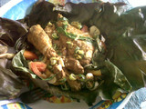 Pepes Ayam Daun Singkong