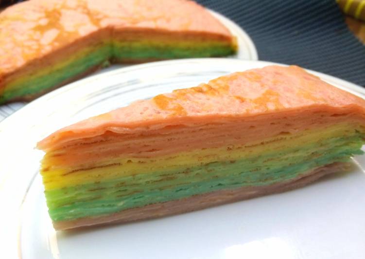 Rainbow Mille Crepes (Part 1)