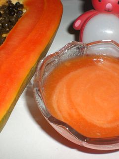 Foto resep Pure pepaya (MPASI 6 bulan)
