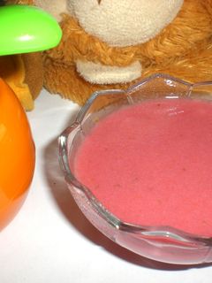 Foto resep Pure bit semangka (MPASI 6 bulan)