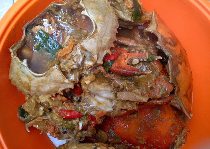 Kepiting saus tiram ala NYOKAP