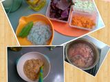 Bubur Teri Merah Merona (MPASI 9 bulan)