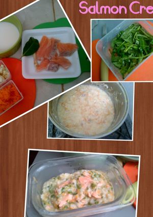 Foto resep Salmon Creamy Yummy (8 bulan)