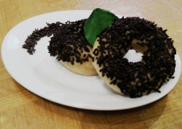 Donat Kentang Mesis Cokelat