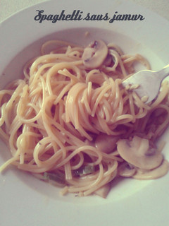 Foto resep Spaghetti saus jamur